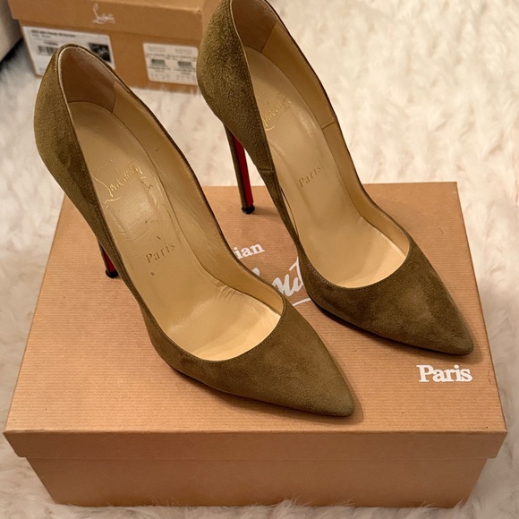 Christian Louboutin Suede Heels